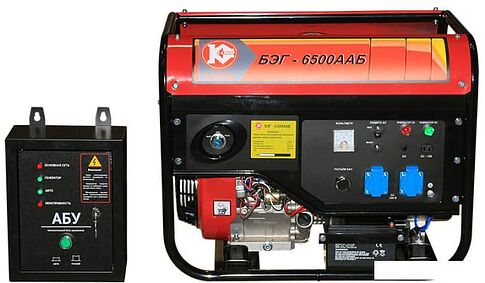 Бензиновый генератор Калибр БЭГ-6500ААБ