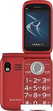 Мобильный телефон Maxvi E6 (красный) Мобильный телефон Maxvi E6 (красный)