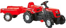 Педальная машинка Dolu Ranchero с прицепом 8146 (красный)
