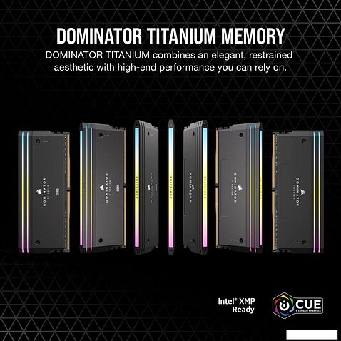 Оперативная память Corsair Dominator Titanium RGB 2x48ГБ DDR5 6600 МГц CMP96GX5M2B6600C32