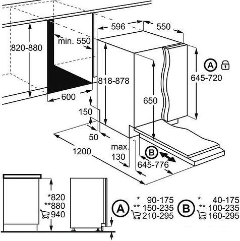 Встраиваемая посудомоечная машина Electrolux EEM48321L