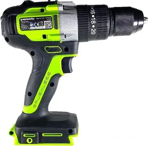 Ударная дрель-шуруповерт Greenworks GD24DD60K2 3704107UA (с 1-им АКБ)