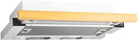 Кухонная вытяжка Elikor Интегра 60П-400-В2Л (белый/дуб)