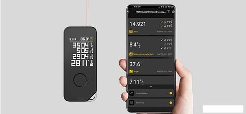 Лазерный дальномер HOTO Smart Laser Measure Pro H-D50