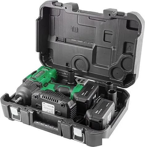 Гайковерт RockForce RF-WT02F1162 (с 2-мя АКБ, кейс)
