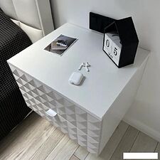 Тумба Shtabe Simple 7002 эко (травертин/белый)