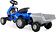 Педальная машинка Полесье Каталка-трактор с педалями Turbo-2 с полуприцепом 84651