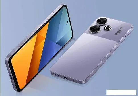 Смартфон POCO M6 6GB/128GB с NFC международная версия (фиолетовый)