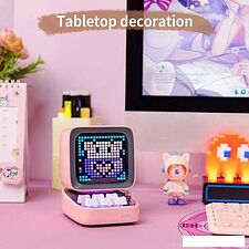 Беспроводная колонка Divoom Ditoo Pro (розовый)