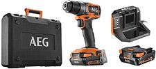 Дрель-шуруповерт AEG Powertools BS18SBL2-202C 4935480056 (с 2-мя АКБ, кейс)