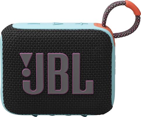 Беспроводная колонка JBL Go 4 (черный/оранжевый)
