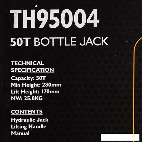 Бутылочный домкрат JCB TH95004 (50т)