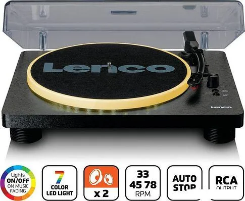 Виниловый проигрыватель Lenco LS-50LED BK