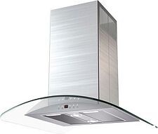 Кухонная вытяжка Krona Sharlotta Isola 600 Inox/Glass 5P