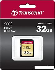 Карта памяти Transcend SDHC 500S 32GB