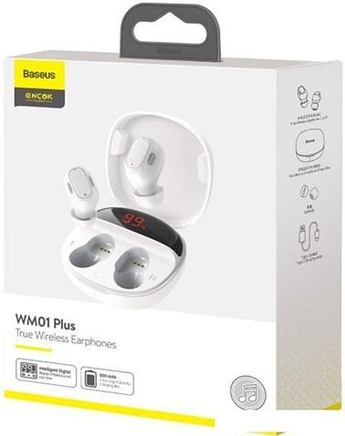 Наушники Baseus Encok WM01 Plus DZ-TM1 (белый)