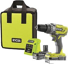 Ударный шуруповерт Ryobi R18PD3-220S 5133003342 (с 2-мя АКБ, сумка) Ударный шуруповерт Ryobi R18PD3-220S 5133003342 (с 2-мя АКБ, сумка)