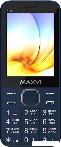 Телефон Maxvi K28 (синий)