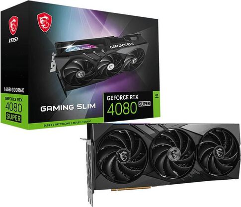 Видеокарта MSI GeForce RTX 4080 Super 16G Gaming Slim