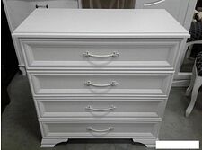 Комод Bravo Мебель Грация 4ящ (белый-белый)