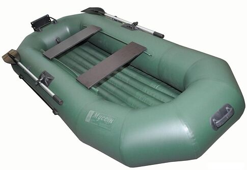 Моторно-гребная лодка Муссон Н-270 НД ТР (зеленый)