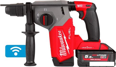 Перфоратор Milwaukee M18 FUEL M18ONEFHX-552X 4933478504 (с 2-мя АКБ, кейс)