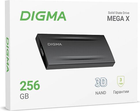 Внешний накопитель Digma MEGA X DGSM8256G2MGG 256GB