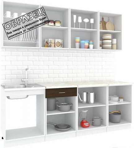 Кухня Кортекс-мебель Корнелия Экстра 2.3м (дуб сонома/мадрид)