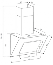 Кухонная вытяжка Graude DHK 60.0 EL