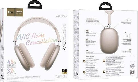 Наушники Hoco W65 Plus (золотистый)