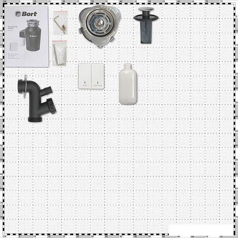 Измельчитель пищевых отходов Bort Alligator Green