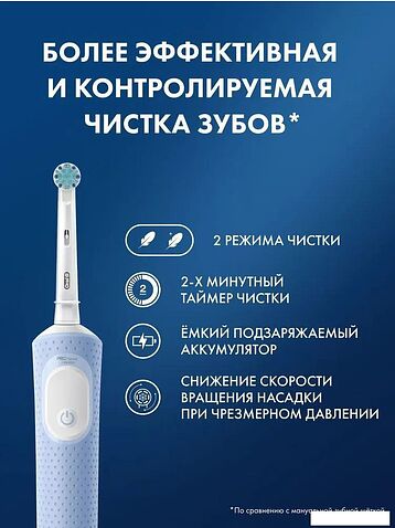 Электрическая зубная щетка Oral-B Vitality Pro Kids D103.413.2KX Chameleon с футляром