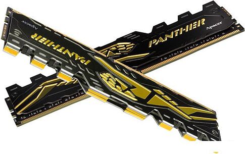 Оперативная память Apacer Panther Golden 16ГБ DDR4 3200 МГц AH4U16G32C28Y7GAA-1