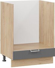 Шкаф напольный Трия Кимберли 1Н6Б (дуб крафт золотой/титан)