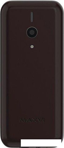 Кнопочный телефон Maxvi C27 (коричневый)