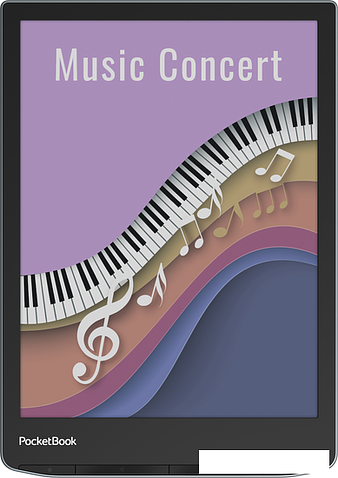 Электронная книга PocketBook 743K3 InkPad Color 3 (черный/серебристый)