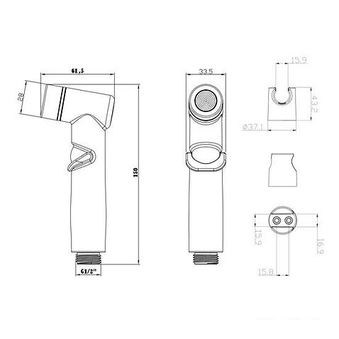 Гигиенический душ Lemark LM8088C