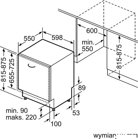 Встраиваемая посудомоечная машина Bosch Serie 4 SMV4EVX00E