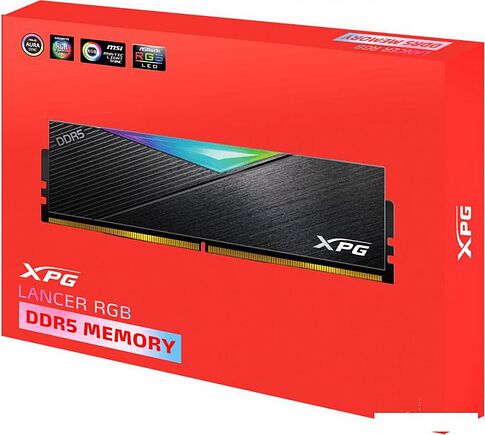 Оперативная память ADATA XPG Lancer RGB 2x16ГБ DDR5 8000 МГц AX5U8000C3816G-DCLARBK