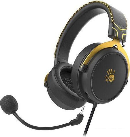 Наушники A4Tech Bloody M590i (черный/желтый)