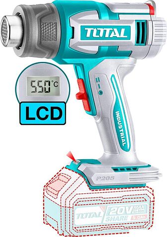 Промышленный фен Total TBLI20035 (с 1-им АКБ, кейс)