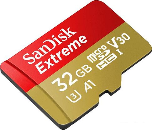 Карта памяти SanDisk Extreme microSDHC SDSQXAF-032G-GN6MN 32GB