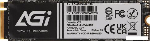 SSD AGI AI298 2TB AGI4T0GIMAI298 SSD AGI AI298 2TB AGI4T0GIMAI298