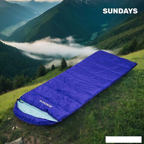 Спальный мешок Sundays ZC-SB010 (2 шт, синий)