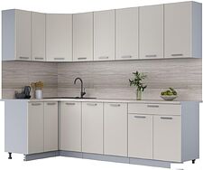 Готовая кухня Интерлиния Мила Лайт 1.2x2.6 (персидский жемчуг/персидский жемчуг/травертин серый) Готовая кухня Интерлиния Мила Лайт 1.2x2.6 (персидский жемчуг/персидский жемчуг/травертин серый)