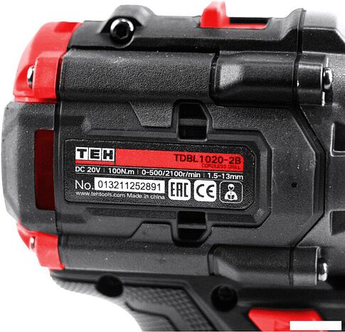 Дрель-шуруповерт TEH TDBL1020-2B (с 2-мя АКБ, кейс)