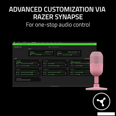 Проводной микрофон Razer Seiren V3 Mini Quartz Pink