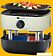 Портативный газовый гриль Sahara Mini BBQ (кремовый)
