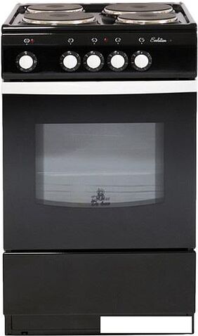 Кухонная плита De luxe 5004.12э (черный)