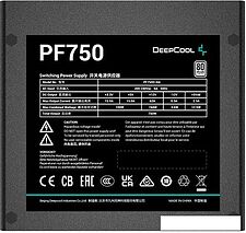 Блок питания DeepCool PF750 Блок питания DeepCool PF750